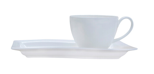 White coffee cup isolated
