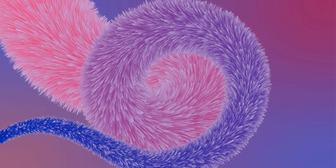 Fur Background Fluffy and soft surface pattern

