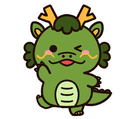 かわいい辰のキャラクター