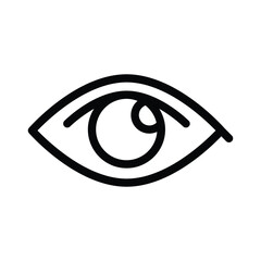 Eye icon vector graphic illustration
