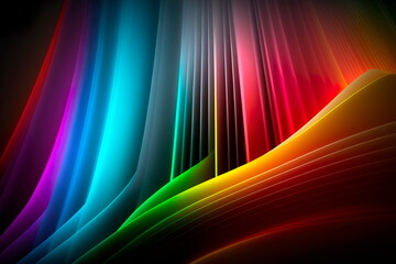 abstract multicolor spectrum background technology background Generative AI