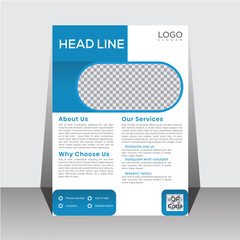 Corporate business A4 flyer template Geometric shape used for poster layout, vector design set advertise marketing, promotion, advertise, cover page. IT Company, Graphic design layout creative