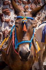 Horse in Santorini