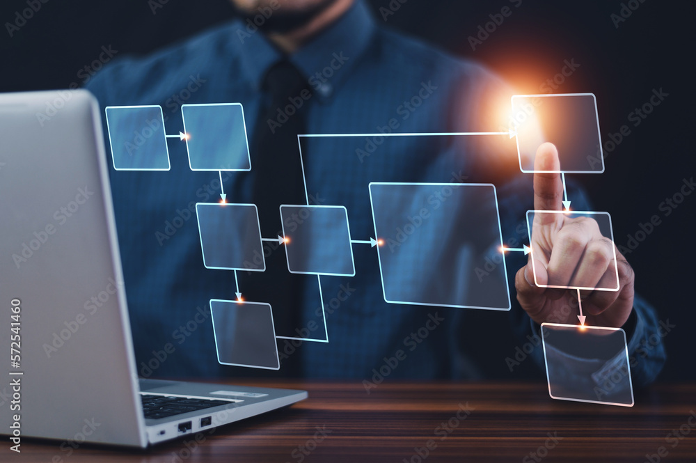 Poster businessman signature document and working workflow document management