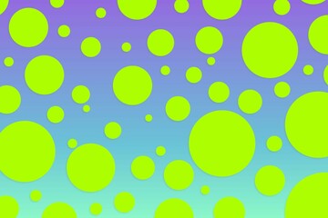 Colorful polka dot backdrop and background