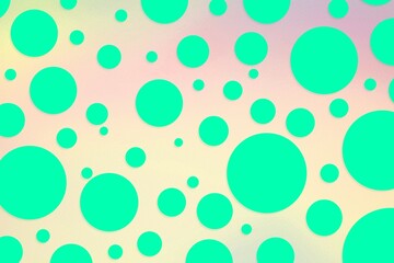 Colorful polka dot backdrop and background