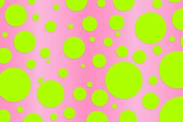Colorful polka dot backdrop and background