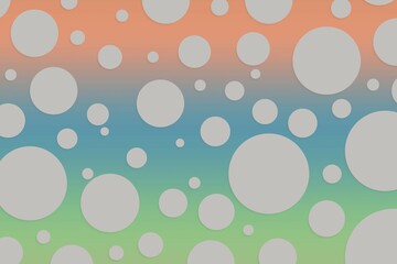 Colorful polka dot backdrop and background
