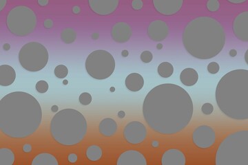 Colorful polka dot backdrop and background