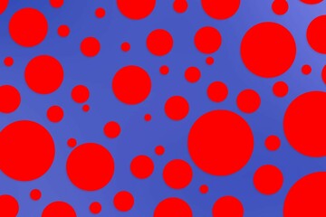 Colorful polka dot backdrop and background