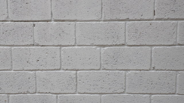 Concepto de fondo de textura: fondo de pared de ladrillo blanco en habitaci&oacute;n rural