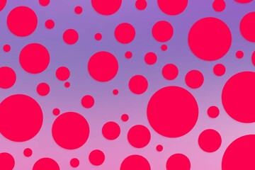 Colorful polka dot backdrop and background