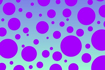 Colorful polka dot backdrop and background