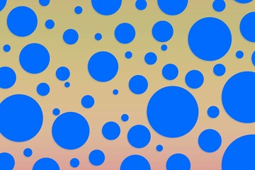 Colorful polka dot backdrop and background