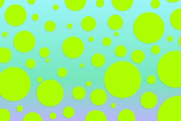 Colorful polka dot backdrop and background