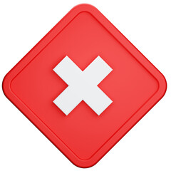 red cross button