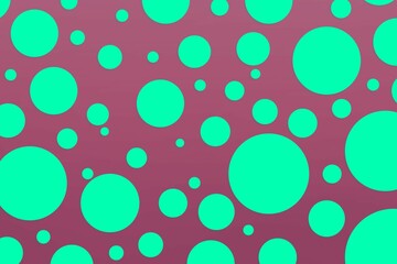 Colorful polka dot backdrop and background