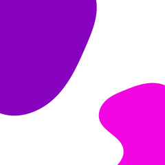 Purple Abstract Shapes Corner Decor