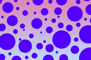 Colorful polka dot backdrop and background