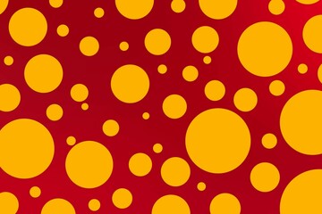 Colorful polka dot backdrop and background