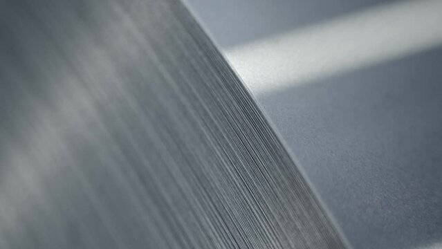 Detail and texture form a coil coating in a aluminium factory