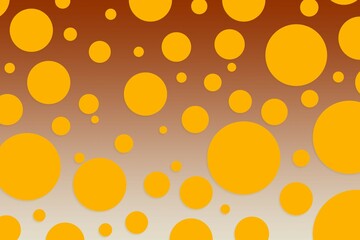 Colorful polka dot backdrop and background