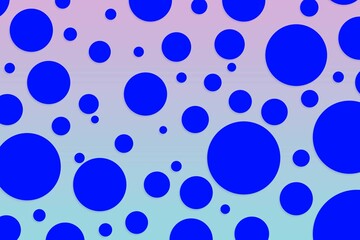 Colorful polka dot backdrop and background