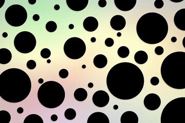 Colorful polka dot backdrop and background