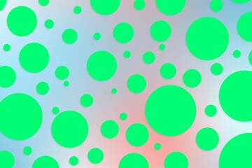 Colorful polka dot backdrop and background