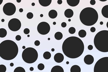 Colorful polka dot backdrop and background