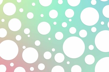 Colorful polka dot backdrop and background