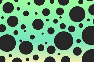 Colorful polka dot backdrop and background