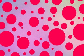 Colorful polka dot backdrop and background