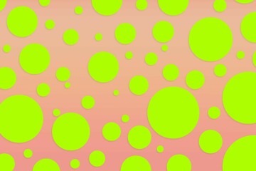 Colorful polka dot backdrop and background