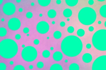 Colorful polka dot backdrop and background