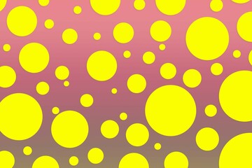 Colorful polka dot backdrop and background