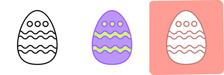 Easter Egg Icon Collection is a set of colorful icons that are perfect for Easter-themed design projects