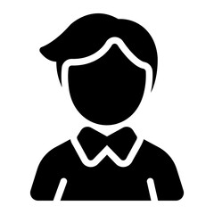 teacher glyph icon