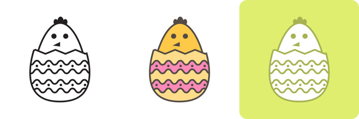 Easter Chick Icon, This adorable icon is perfect for all your Easter-themed projects