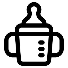 Feeding Bottle Line Icon