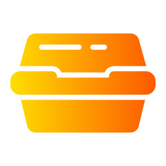 lunch gradient icon