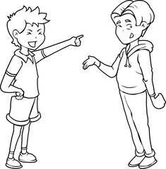 Holi Celebration, Indian festival. Young couple (Friends) Playing Holi celebration poster, banner, wallpaper. vector illustration design.