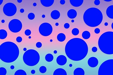 Colorful polka dot backdrop and background