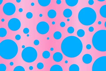 Colorful polka dot backdrop and background