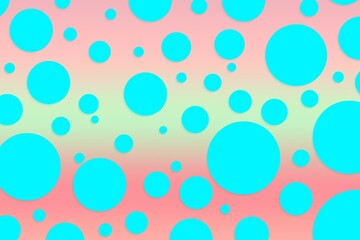 Colorful polka dot backdrop and background