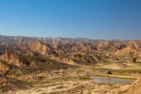 Badlands of Mond Mountain, Bushehr, Iran