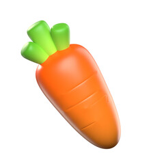 3d vegetable carrots