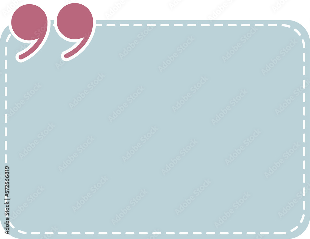 Wall mural blank border frame with notes symbol ready for inserting copywriting
