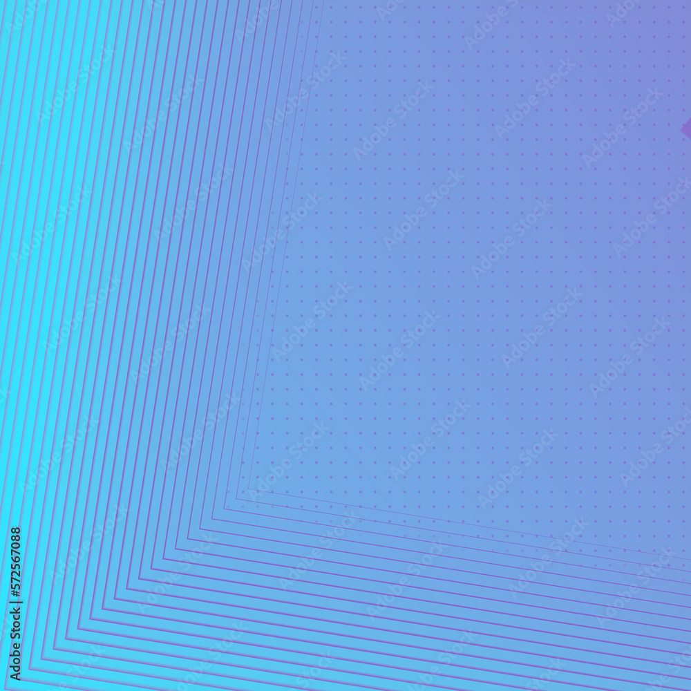 Fototapete Abstract neon colored background with simple geometric shapes. 3d rendering digital illustration