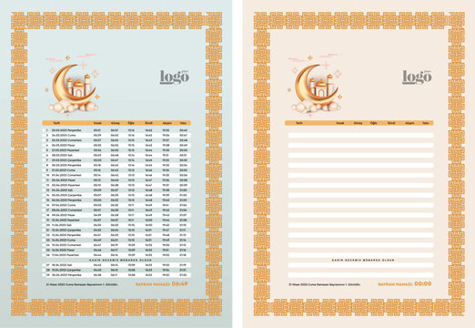 Ramazan imsakiye Translate: Ramadan Imsakia or Amsakah Calendar Schedule - Fasting and Prayer time Guide
